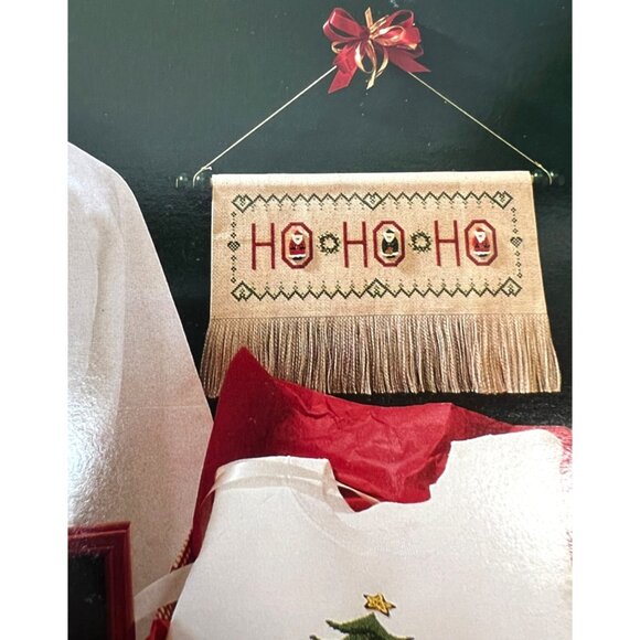Counted Cross Stitch Pattern Booklet Ho Ho Ho Christmas Designs By Prairie Schoo - Picture 3 of 4